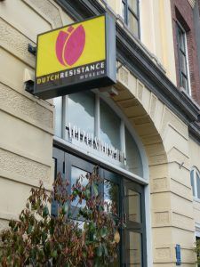 A picture of the Dutch Resistance Museum in Amsterdam