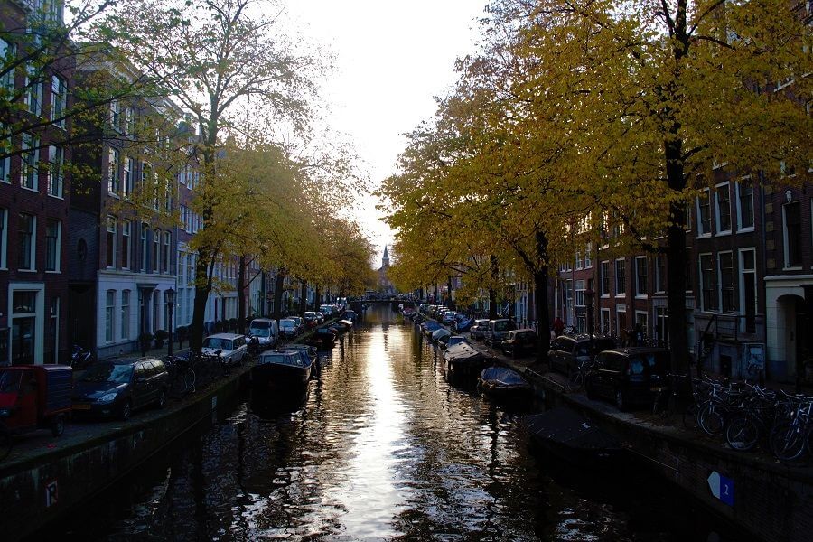 Amsterdam Canal Belt in fall