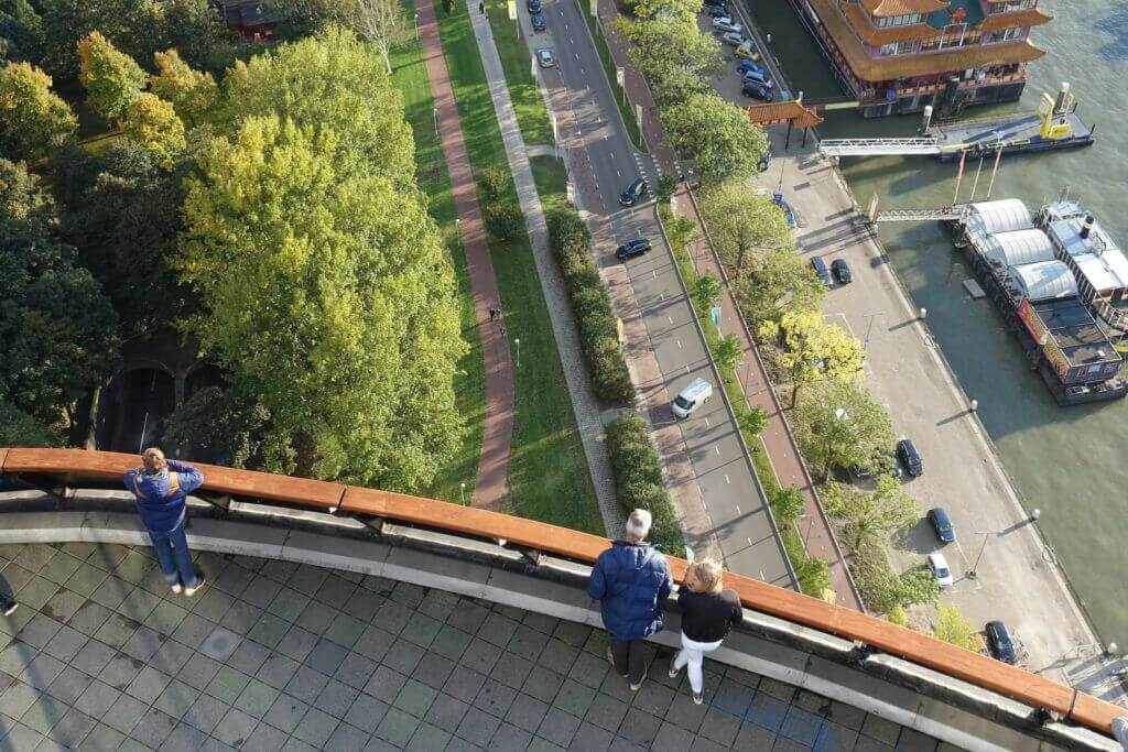 Euromast Rotterdam Platformu havadan