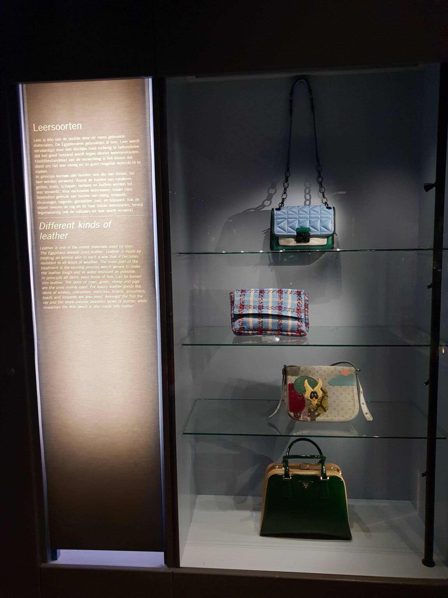 Vintage bags at the Museum of Bags and Purses Amsterdam