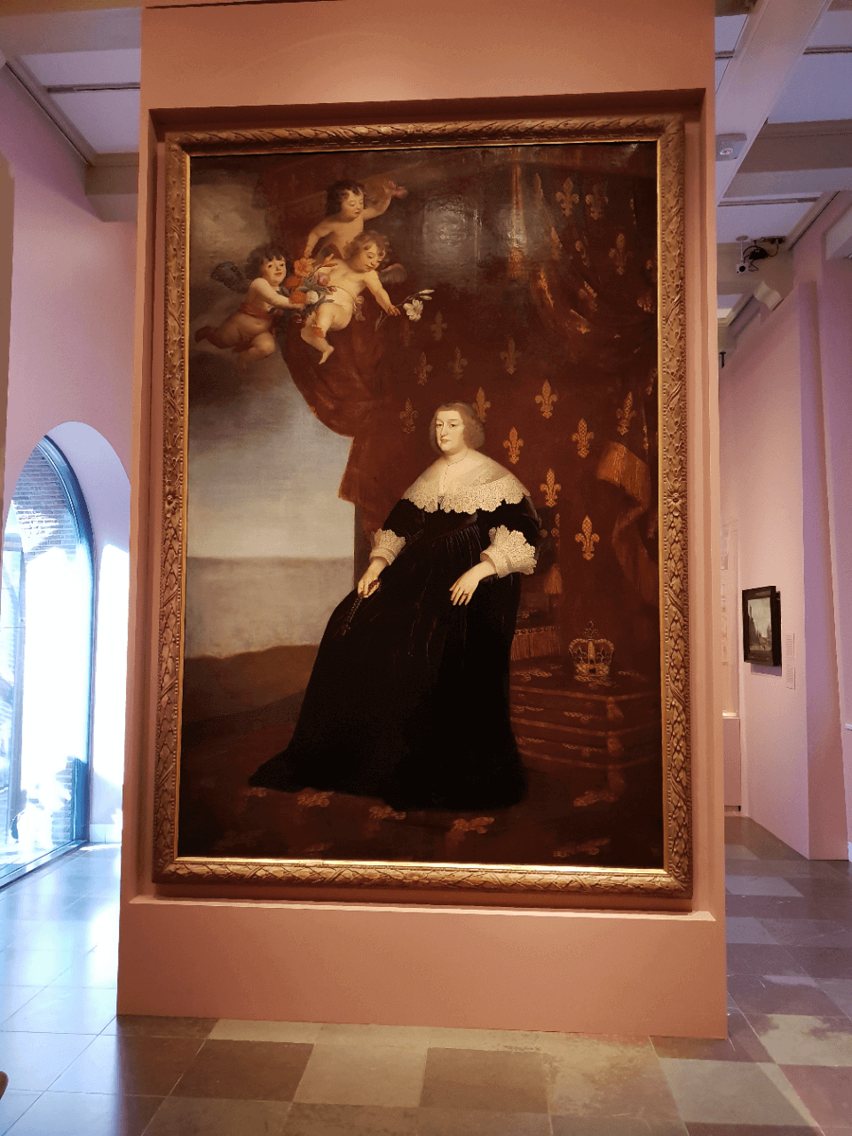 Huge painting depicting a member of the royal family