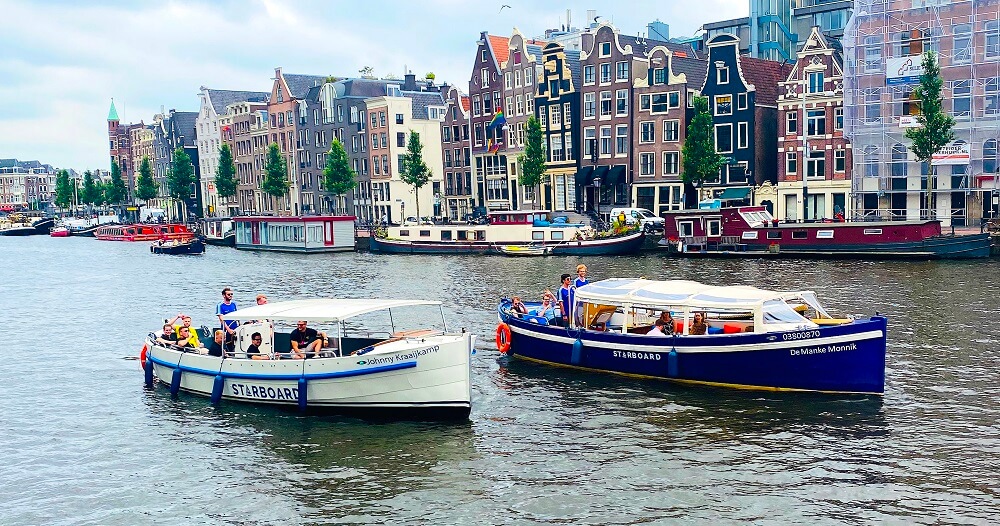 Starboard open boats
