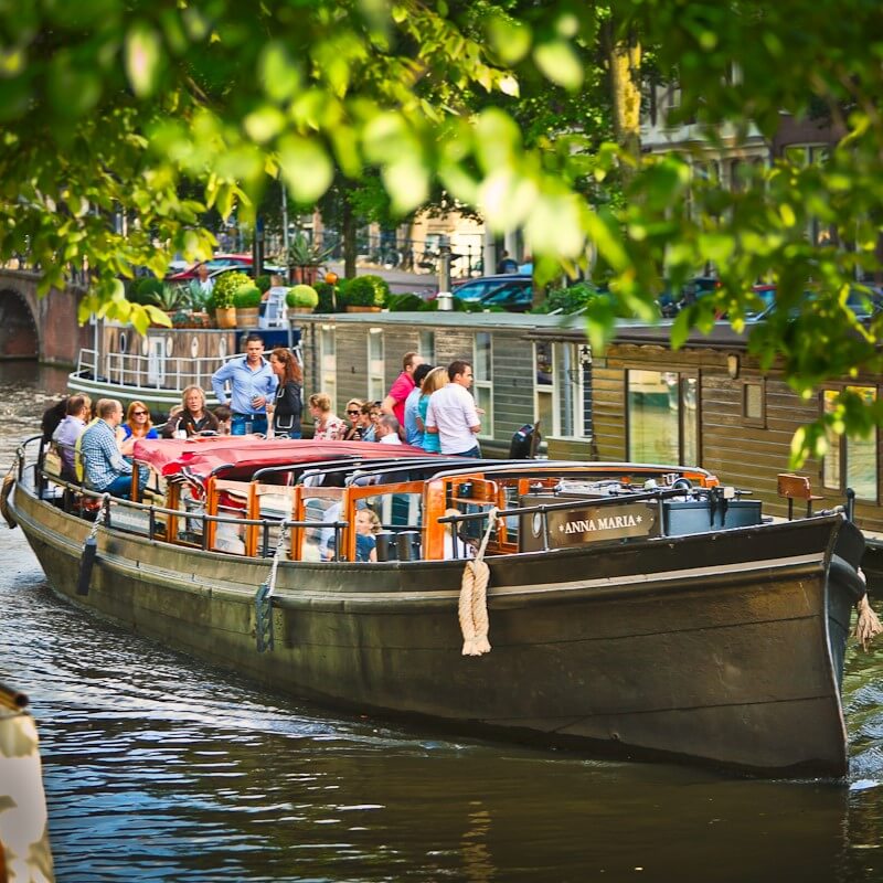 Private Grachtenfahrt Amsterdam – Gruppenbuchung Anna Maria