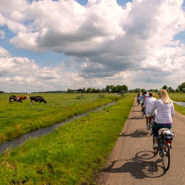 Windmühlen-E-Bike-Tour ins Grüne