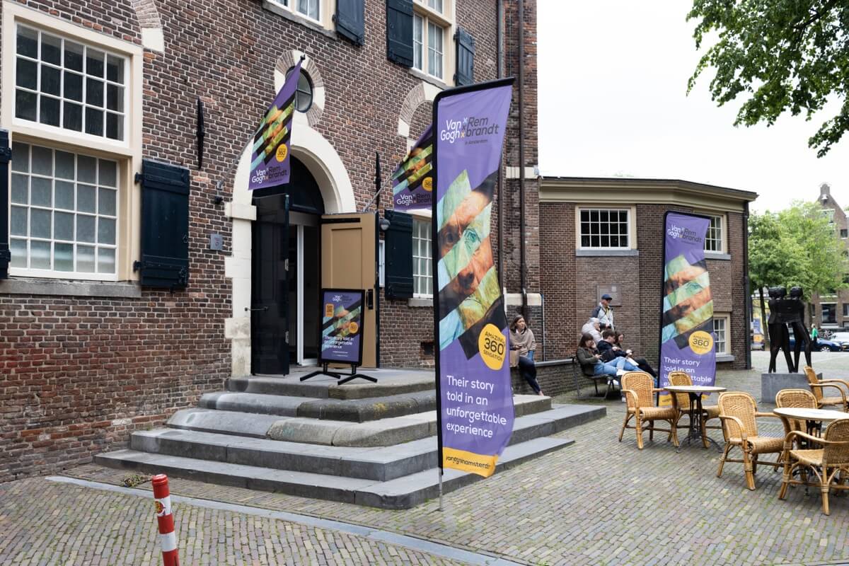 Ingang Van Gogh en Rembrandt Experience