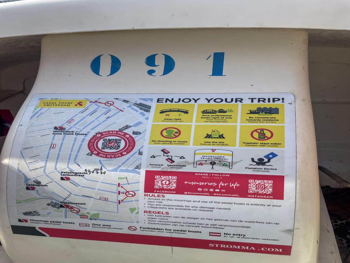 Stromma Pedal Boat instructions