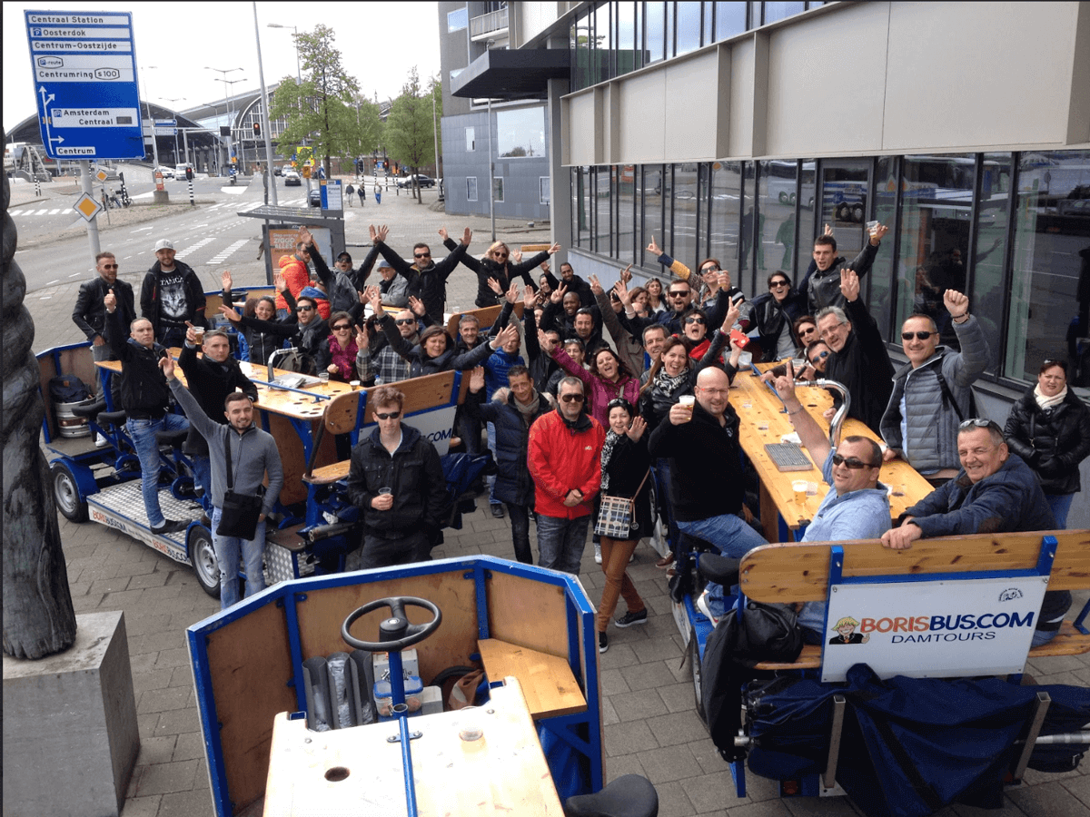 Damtours beer bike tours
