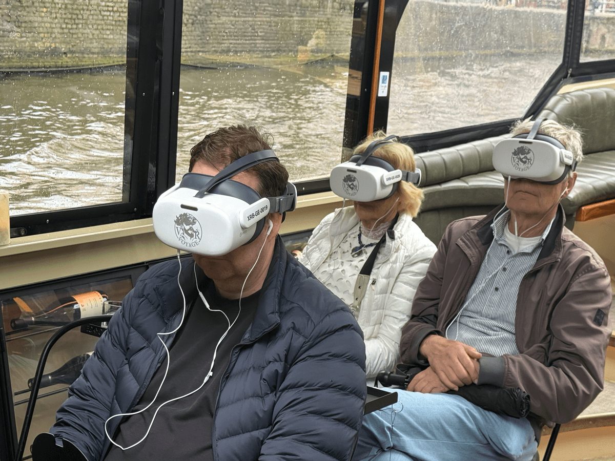 VR boat ride Amsterdam