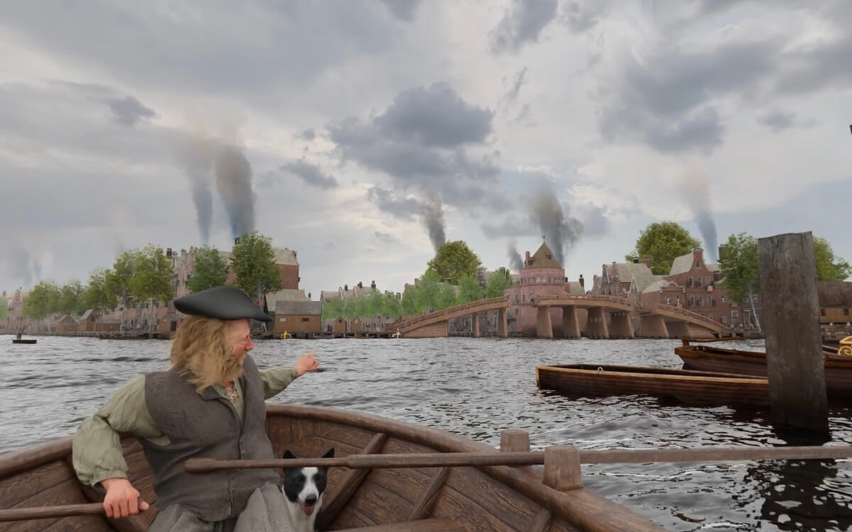 Images from the VR simulation