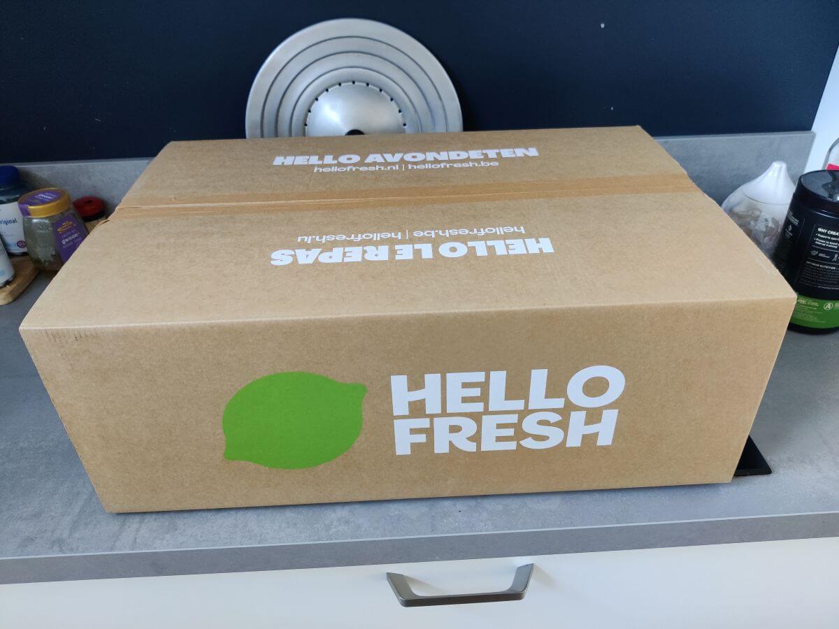 HelloFresh box thuis