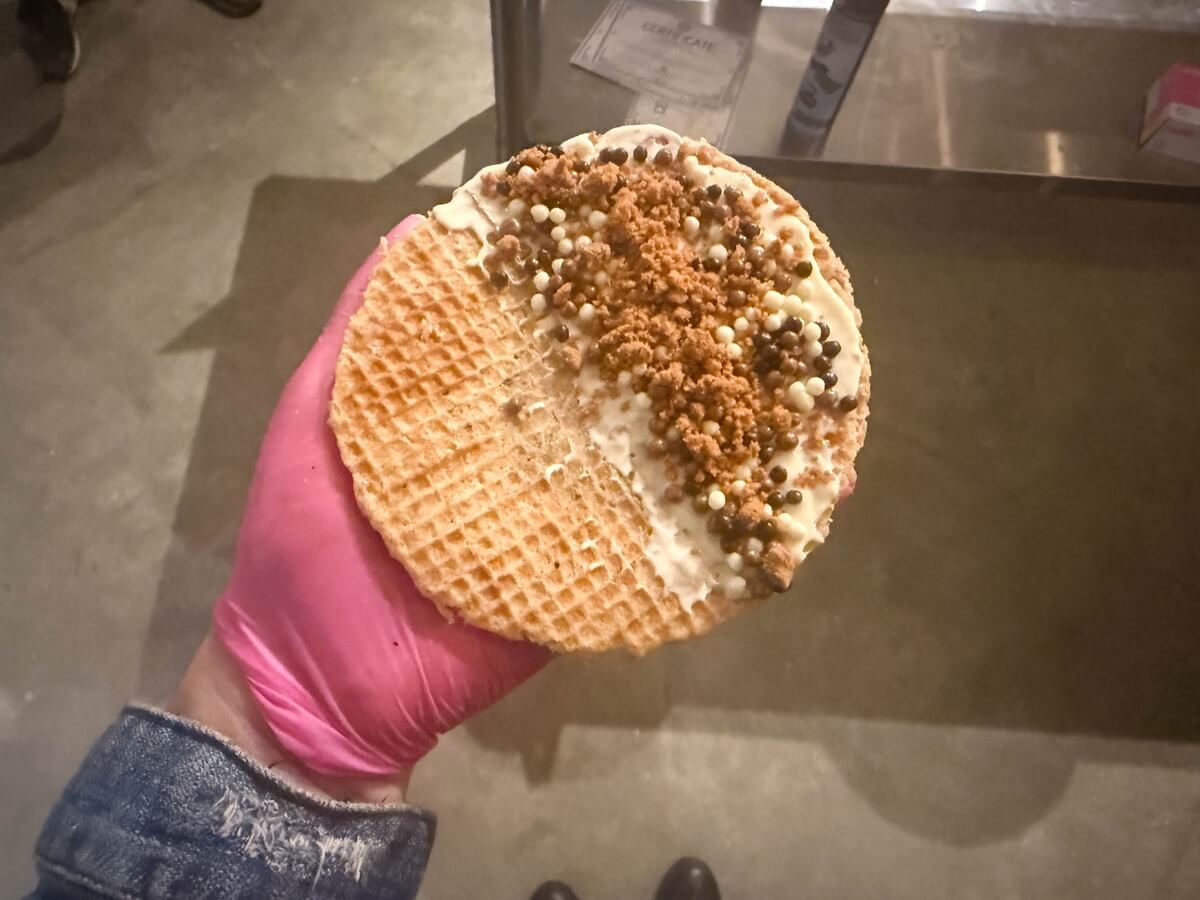 Deliciosos stroopwafels del taller