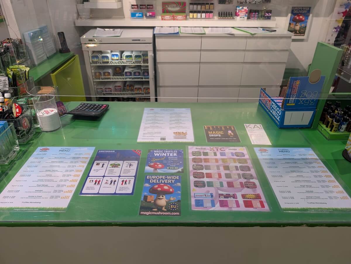 Der Smartshop Magic Mushroom Gallery – Kasse Der Smartshop Magic Mushroom Gallery – Kasse