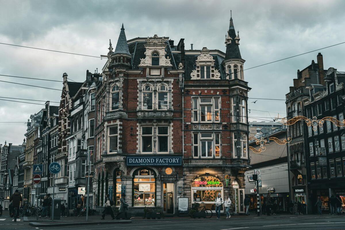 diamond factory location amsterdam